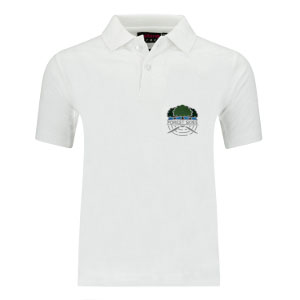 Forest Skies School - White Polo Shirt