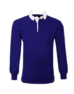 Royal Blue Reversible School Rugby Shirt (with Internal White Stripe)