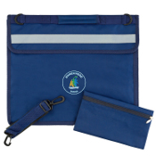 Warren Wood School - Deluxe Bookbag - Navy Blue